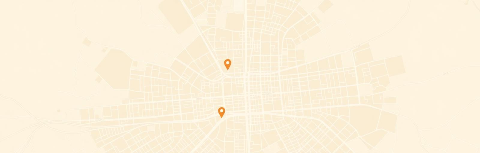 Map of nearby vehicles